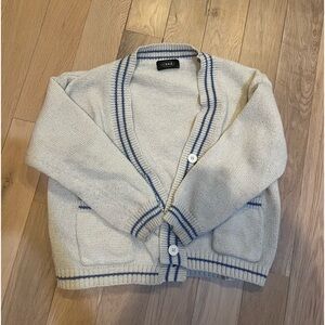 White Knitted Cardigan